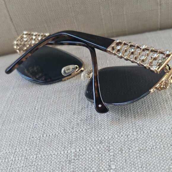 Tura Women Sunglasses/Eyeglasses Frame Half Rim Gold Tone Frame Japan main image 6